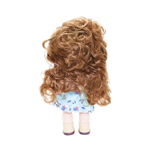 عروسک دختر عینکی موزیکال 27 سانتی گوشتی با کلاه زرد کد 12_اسباب بازی