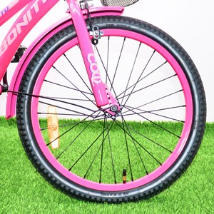 دوچرخه کودک Bonito سایز 20 مدل cool رنگ صورتی_اسباب بازی