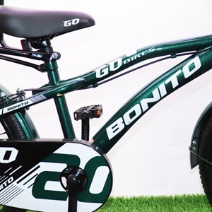 دوچرخه کودک Bonito سایز 20 مدل GO رنگ سبز_اسباب بازی