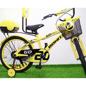 دوچرخه کودک Bonito سایز 20 مدل GO رنگ زرد_اسباب بازی