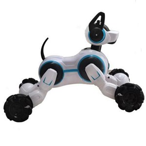 ربات اسباب بازی سگ هوشمند با دو کنترل دستی و مچی در سه رنگ مدل Stunt RC Robot Dog 666-800A
