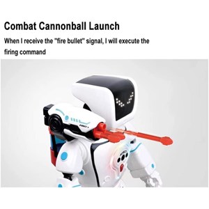 ربات اسباب بازی کنترلی هوشمند هیدروالکتریک با حسگر حالت نبرد مدل Hydro-Electric Hybrid Smart Robot Toy 731