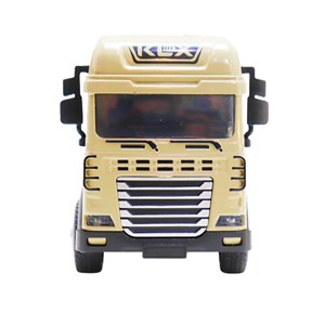 ماشین تریلی فلزی موزیکال با چراغ روشن و کانکس بازشو_اسباب بازی