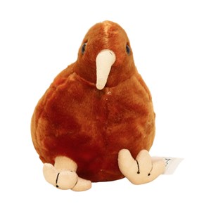 عروسک پولیشی اورجینال پرنده کیوی رنگ قهوه ای 20 سانتی_اسباب بازی