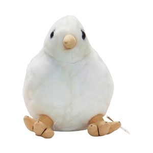 عروسک پولیشی اورجینال پرنده کیوی رنگ سفید 20 سانتی_اسباب بازی