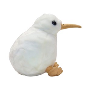 عروسک پولیشی اورجینال پرنده کیوی رنگ سفید 20 سانتی_اسباب بازی