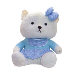 عروسک پولیشی اورجینال خرس لباس آبی 52 سانتی_اسباب بازی