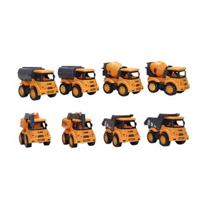 ماشین های اسباب بازی ساختمان سازی مجموعه 8 عددی مدل CONSTRUCT 168_اسباب بازی
