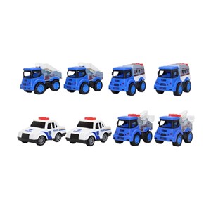 ماشین های اسباب بازی پلیس مجموعه 8 عددی مدل POLICE 168_اسباب بازی