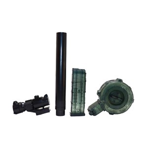 تفنگ اسباب بازی شارژی پوکه پران تیر اسفنجی دو حالته مدل M416 037_اسباب بازی