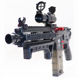 تفنگ اسباب بازی تک تیرانداز پوکه پران تیر اسفنجی با دوربین مدل M416 D018_اسباب بازی