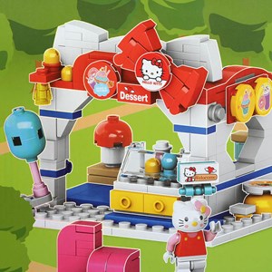 لگو شهر بازی 902 قطعه کرومی، پارک تفریحی سانریو 4 در 1 مدل 11201_اسباب بازی