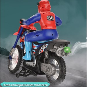 اسباب بازی موتور کنترلی همراه اسپری مه پاش مدل 333 MT21101 Mist Spray Motorbike Toy_اسباب بازی