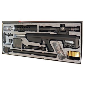 تفنگ اسباب‌ بازی شارژی تیر ژله‌ ای اسنایپر با گلنگدن متحرک و دوربین مدل HD712E_اسباب بازی