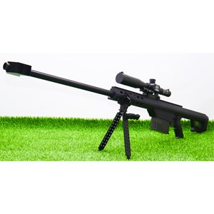 تفنگ اسباب‌ بازی شارژی تیر ژله‌ ای اسنایپر با گلنگدن متحرک و دوربین مدل HD712E_اسباب بازی