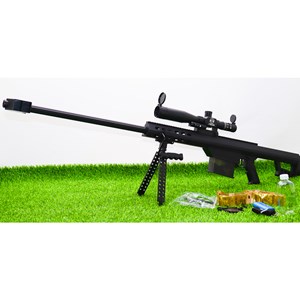 تفنگ اسباب‌ بازی شارژی تیر ژله‌ ای اسنایپر با گلنگدن متحرک و دوربین مدل HD712E_اسباب بازی