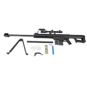 تفنگ اسباب‌ بازی شارژی تیر ژله‌ ای اسنایپر با گلنگدن متحرک و دوربین مدل HD712E_اسباب بازی