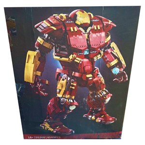 لگو مارول مرد آهنی هالک باستر 4049 قطعه مدل Iron Man Hulkbuster 55260_اسباب بازی