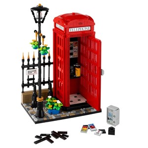 لگو کریتور تلفن قرمز لندن چراغدار 1460 قطعه مدل Red London Telephone Box 14607_اسباب بازی