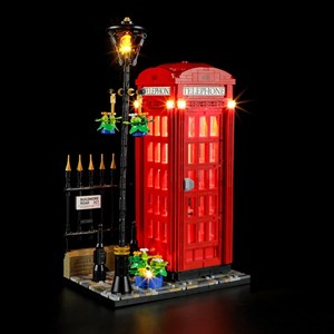 لگو کریتور تلفن قرمز لندن چراغدار 1460 قطعه مدل Red London Telephone Box 14607_اسباب بازی