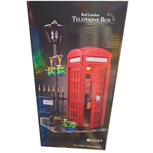 لگو کریتور تلفن قرمز لندن چراغدار 1460 قطعه مدل Red London Telephone Box 14607_اسباب بازی