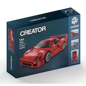 لگو تکنیک ماشین فراری با 1158 قطعه مدل Technic Series F40 sports car 10567_اسباب بازی