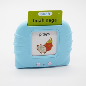 فلش کارت صوتی آموزشی با 112 کارت دو طرفه انگلیسی Happy World_اسباب بازی