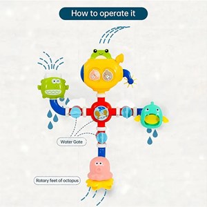 اسباب‌ بازی حمام آبشار هانگر طرح دریا مدل 8070 Huanger_اسباب بازی