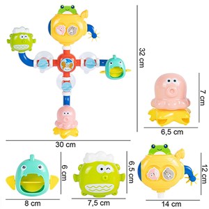 اسباب‌ بازی حمام آبشار هانگر طرح دریا مدل 8070 Huanger_اسباب بازی