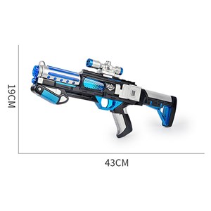 تفنگ اسباب بازی موزیکال چراغدار طرح فضایی مدل Starry Illusion Star Electric Gun 817_اسباب بازی