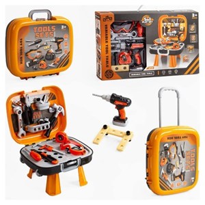 ست جعبه ابزار طرح چمدانی پایه دار 5 کاره مدل Tool Playset 778_اسباب بازی