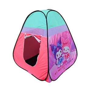 چادر بازی کودک 140 سانتی طرح کرو‌می و مای ملودی Kuromi & My Melody رنگ صورتی_اسباب بازی