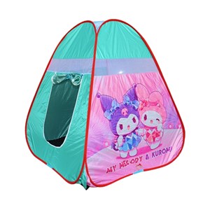 چادر بازی کودک 140 سانتی طرح کرو‌می و مای ملودی Kuromi & My Melody رنگ آبی_اسباب بازی