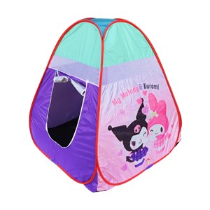 چادر بازی کودک 130 سانتی طرح کرو‌می و مای ملودی Kuromi & My Melody رنگ بنفش_اسباب بازی