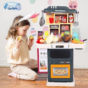 ست اسباب بازی آشپزخانه 64 تکه با بخار و سینک مدل Kitchen 922_اسباب بازی