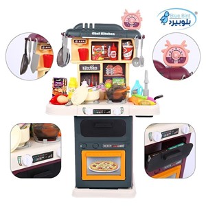 ست اسباب بازی آشپزخانه 64 تکه با بخار و سینک مدل Kitchen 922_اسباب بازی