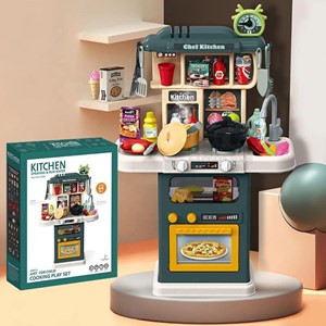 ست اسباب بازی آشپزخانه 64 تکه با بخار و سینک مدل Kitchen 922_اسباب بازی
