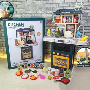 ست اسباب بازی آشپزخانه 64 تکه با بخار و سینک مدل Kitchen 922_اسباب بازی