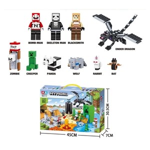 لگو ماینکرافت 565 قطعه مدل Minecraft My World 1731_اسباب بازی