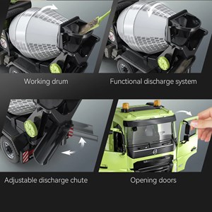 کامیون کنترلی میکسر ولوو برند مقیاس 1:20 مدل EE (DOUBELE E508-003)_اسباب بازی