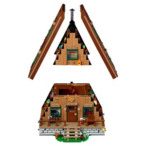 لگو کریتور کلبه چوبی 2082 قطعه مدل Frame Cabin 92886_اسباب بازی