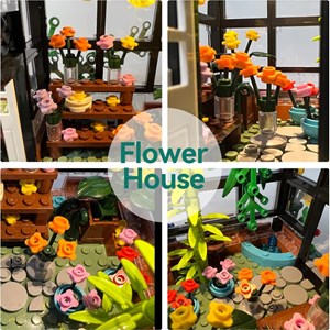 لگو کریتور گل فروشی آفتاب 551 قطعه مدل SUN FLOWER SHOP LX.A3801_اسباب بازی