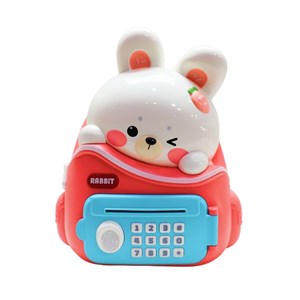 گاوصندوق اثر انگشتی رمز دار باتری خور طرح خرگوش مدل MINI BANK 33822_اسباب بازی