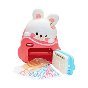گاوصندوق اثر انگشتی رمز دار باتری خور طرح خرگوش مدل MINI BANK 33822_اسباب بازی