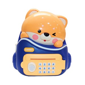 گاوصندوق اثر انگشتی رمز دار باتری خور طرح خرس مدل MINI BANK 33822_اسباب بازی