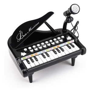 اسباب بازی پیانو آموزشی 24 کلید مدل 1505 مشکی_اسباب بازی