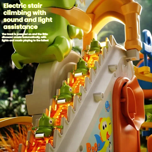 اسباب بازی پله و سرسره دایناسور موزیکال مدل 1026