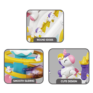 اسباب بازی پله و سرسره اسب تک شاخ موزیکال مدل 1026