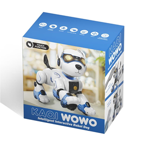 ربات سگ کنترلی رنگ سفید طلایی مدل 3010