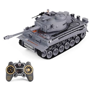 ماشین کنترلی شارژی تانک نظامی تیر پرتاب کن دودزا 1:18 مدل Tank Remote Control LCF 789-3_اسباب بازی